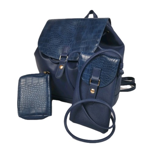Damen rucksack set kroko optik - rucksack,
