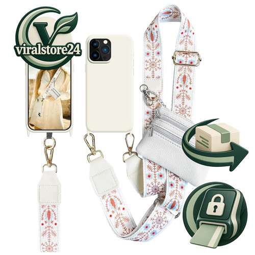 Handykette mit tasche - mit,